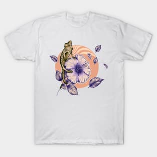 Floral fashion chameleon T-Shirt